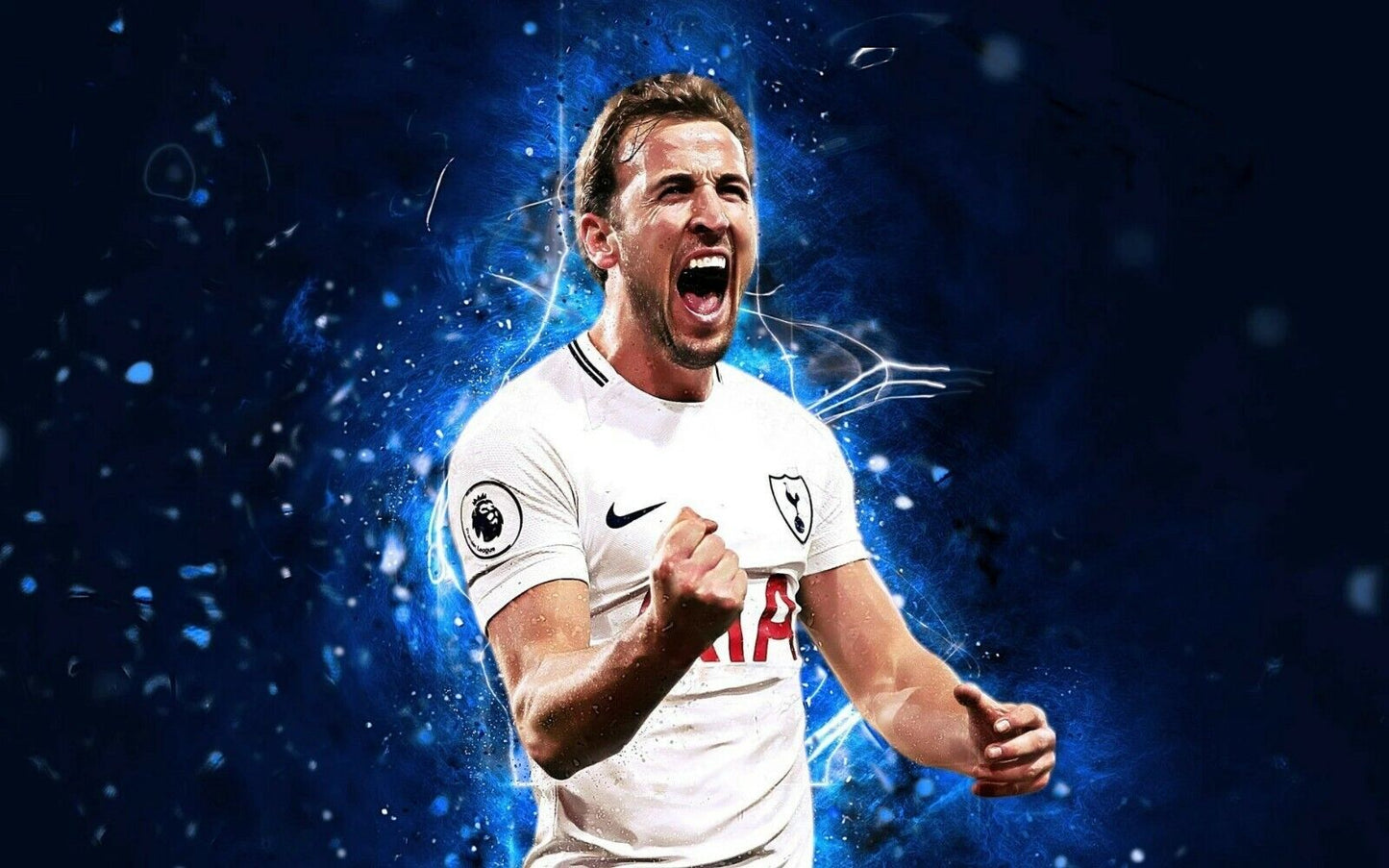 Harry Kane England Celebration | Stylized Soccer Poster | Sports Art Print - Sports Poster