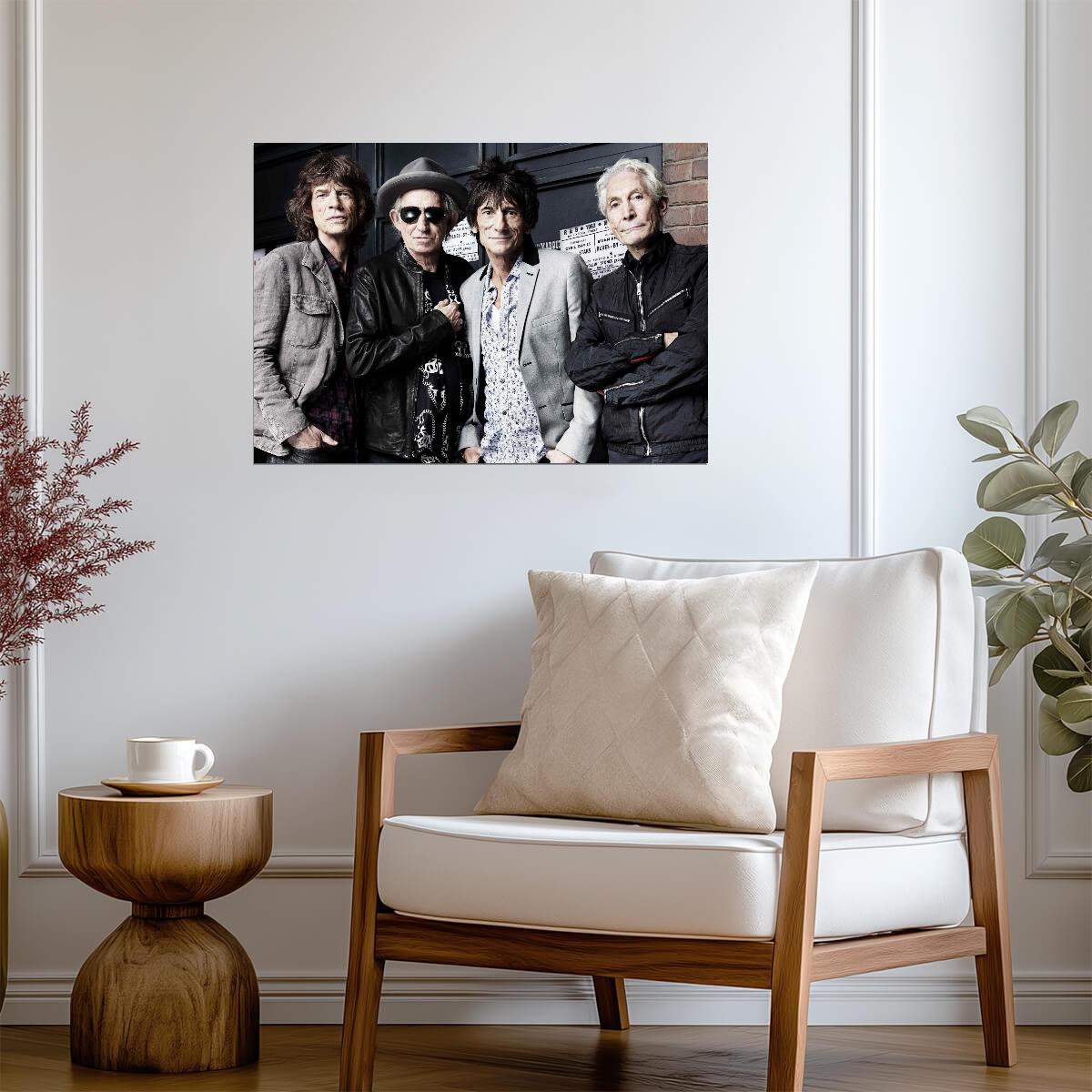 The Rolling Stones Modern Band Photo | Rock Legends Poster | Music History Wall Art - Music Poster