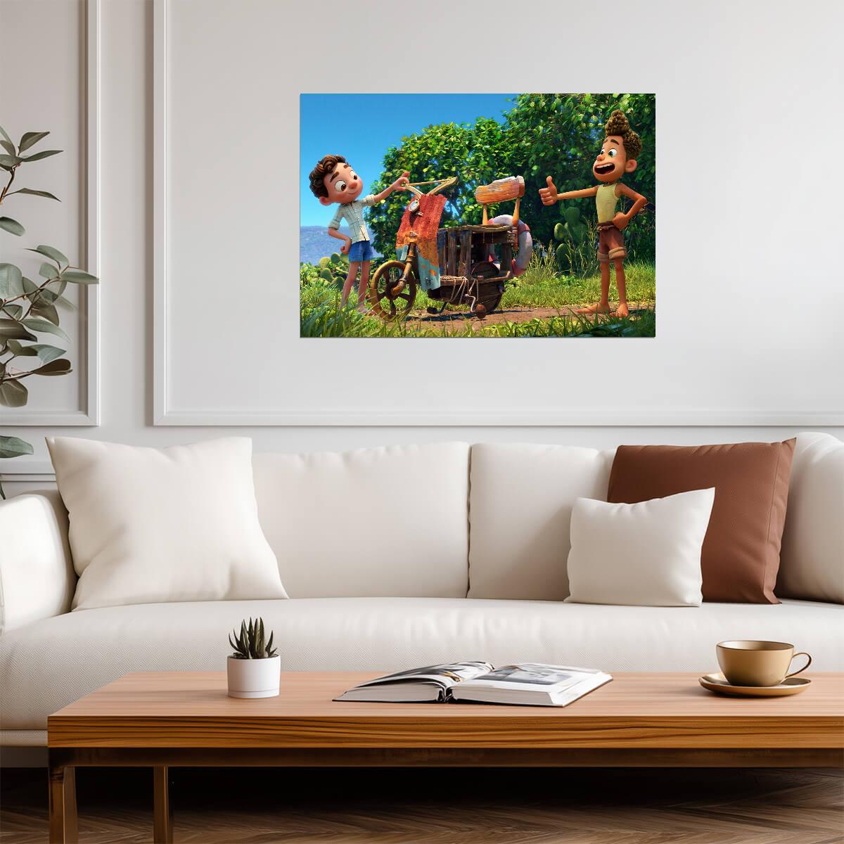 Luca Wall Art | Animation Movie Poster - Movies & TV Poster