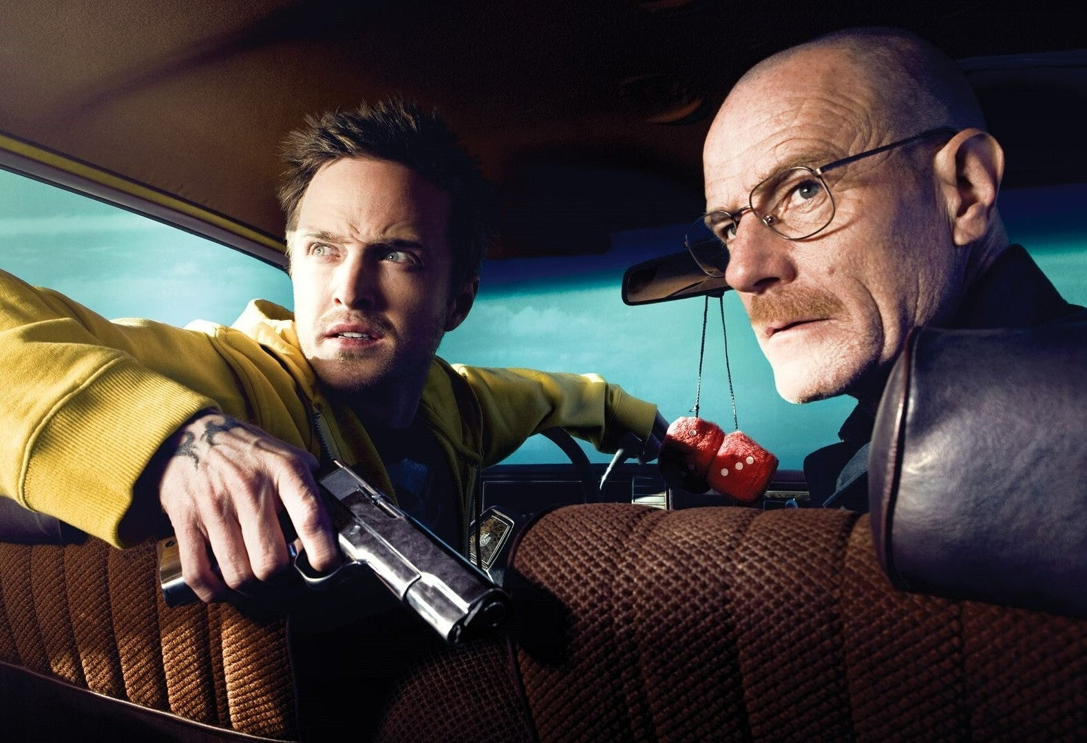 Breaking Bad Walter White & Jesse Pinkman | Iconic TV Show Poster | Crime Drama Wall Art - Movies & TV Poster