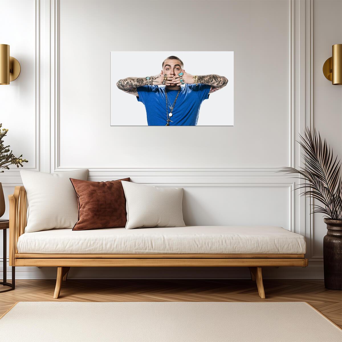Mac Miller Wall Art | Hip Hop Poster - Music Poster