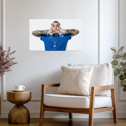 Mac Miller Wall Art | Hip Hop Poster - Music Poster