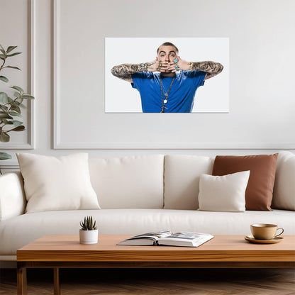 Mac Miller Wall Art | Hip Hop Poster - Music Poster