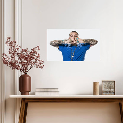 Mac Miller Wall Art | Hip Hop Poster - Music Poster