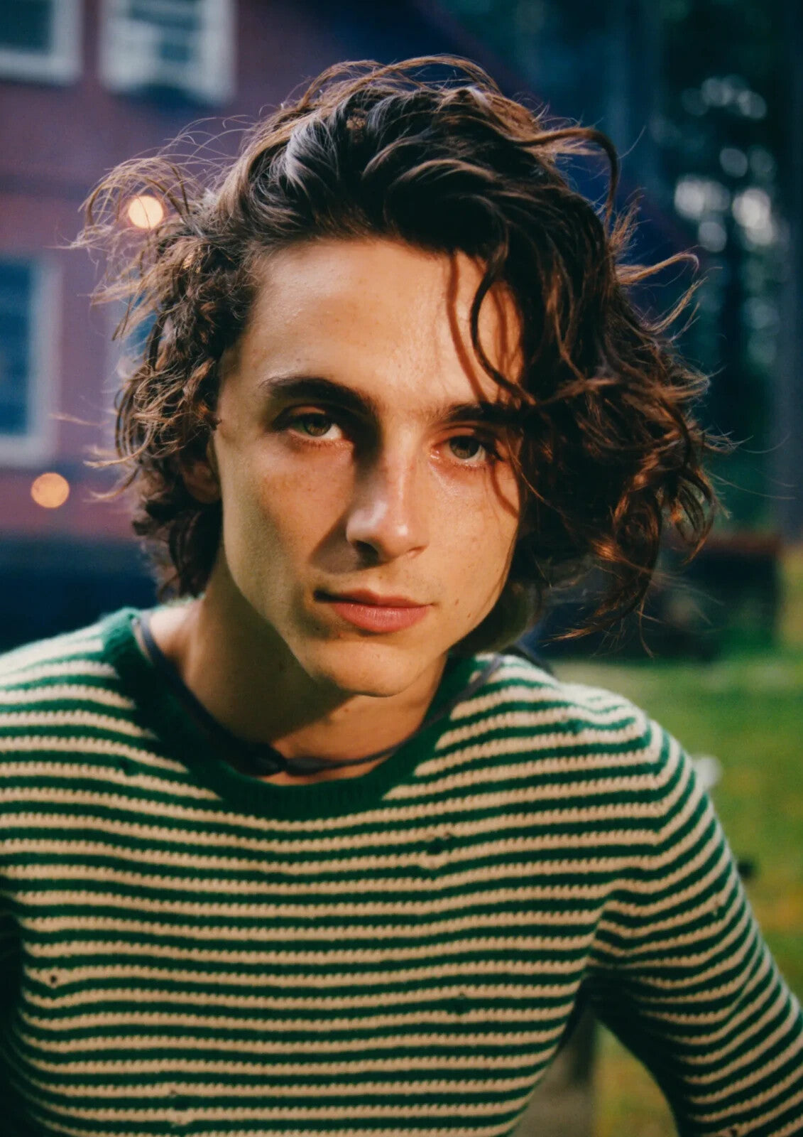 Timothee Chalamet Casual Outdoor Portrait | Modern Actor Poster | Candid Celebrity Wall Art - Celebrities Poster