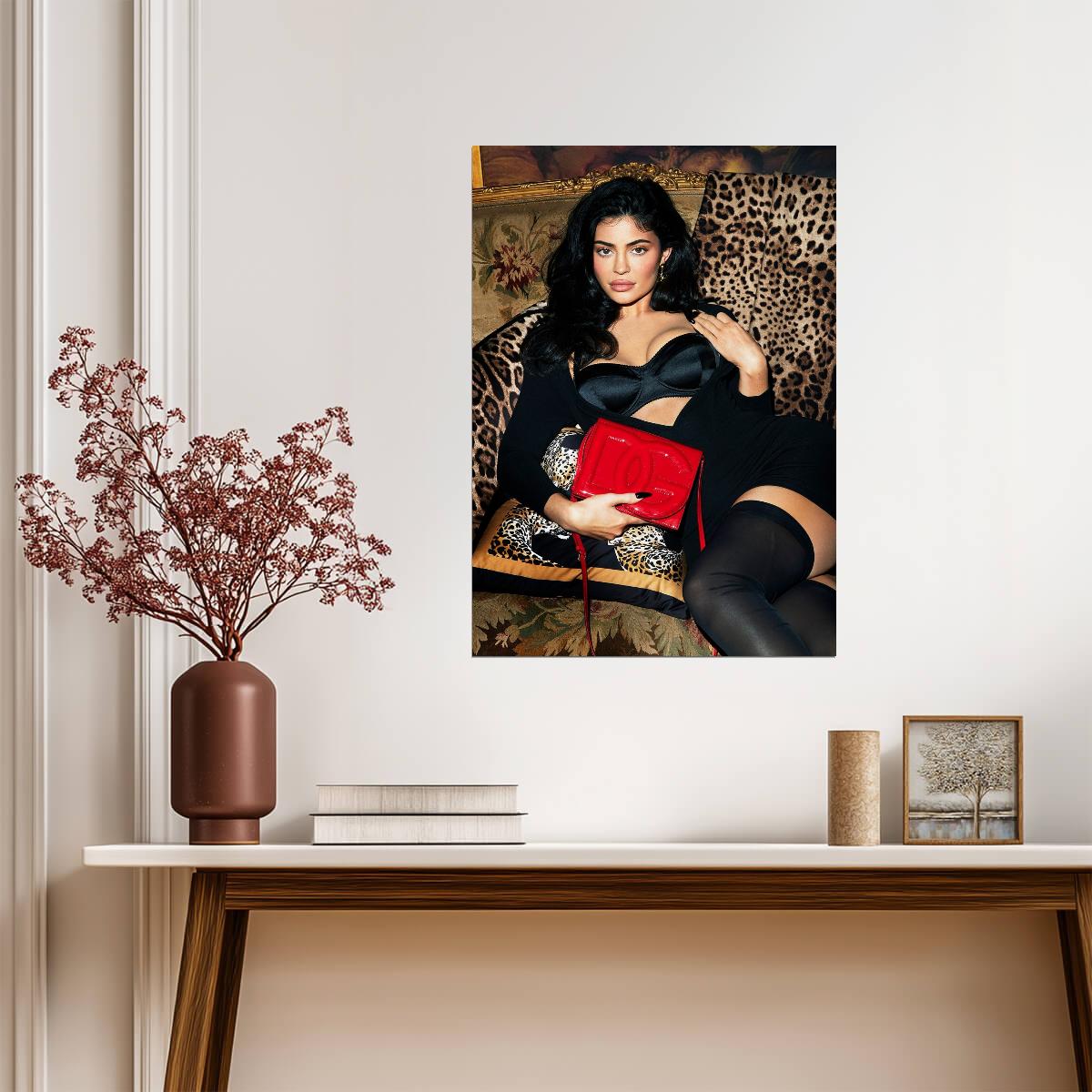 Kylie Jenner Print | Hot Glamour Model Poster - Celebrities Poster