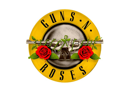 Guns N' Roses Classic Logo | Rock Band Poster | 80s Hard Rock Wall Art - Music Poster