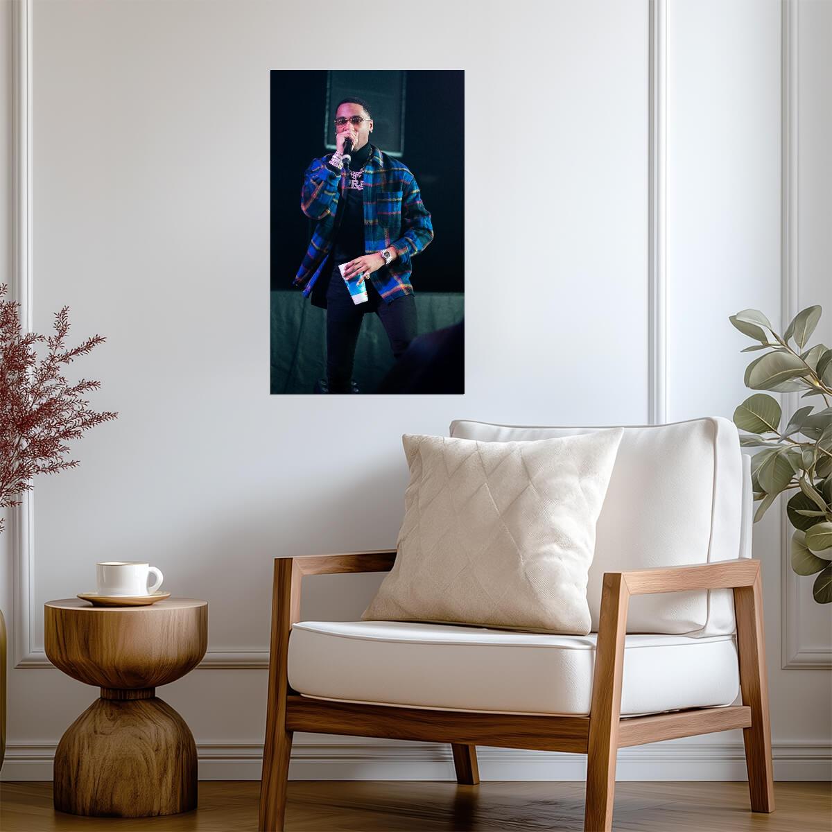 Key Glock Poster | Live Concert Rap Print - Music Poster