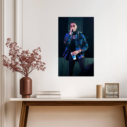 Key Glock Poster | Live Concert Rap Print - Music Poster