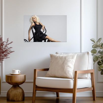 Christina Aguilera Glamour Photoshoot | Pop Star Portrait | Music Celebrity Poster - Music Poster