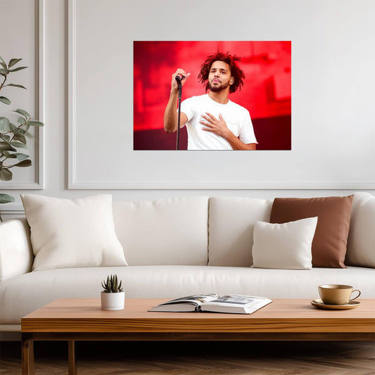 J Cole Live | Concert Performance | Music Poster - Music Poster