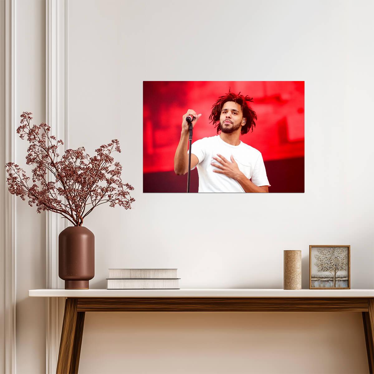 J Cole Live | Concert Performance | Music Poster - Music Poster