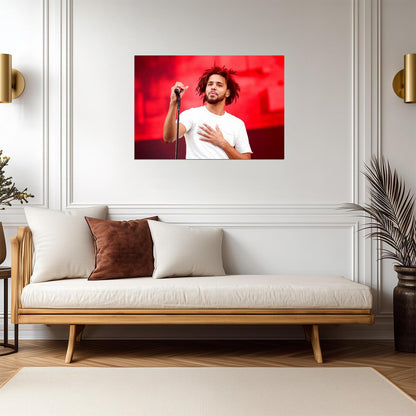J Cole Live | Concert Performance | Music Poster - Music Poster
