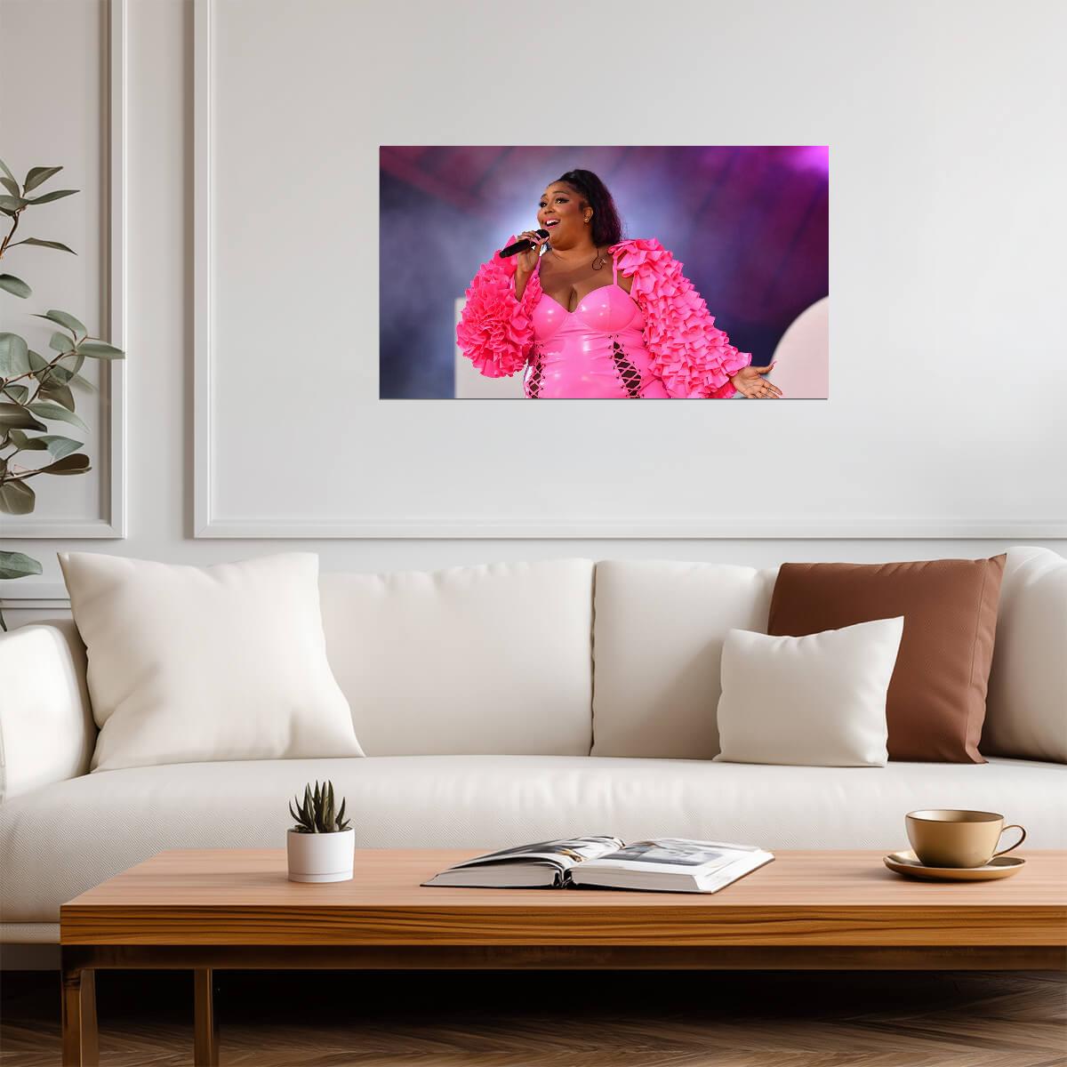 Lizzo Poster | Live Concert Music Print - Music Poster