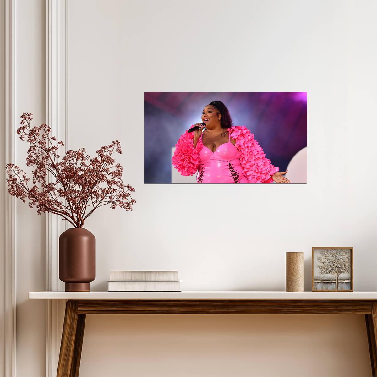 Lizzo Poster | Live Concert Music Print - Music Poster