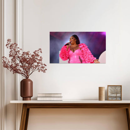 Lizzo Poster | Live Concert Music Print - Music Poster