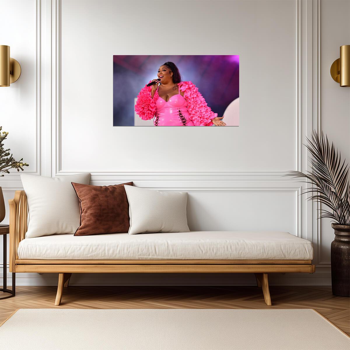Lizzo Poster | Live Concert Music Print - Music Poster