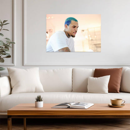 Chris Brown | Pastel Art Print | Musician Poster - Music Poster