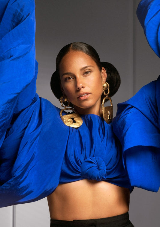 Alicia Keys | Vibrant Pop Art Style | Music Poster - Music Poster