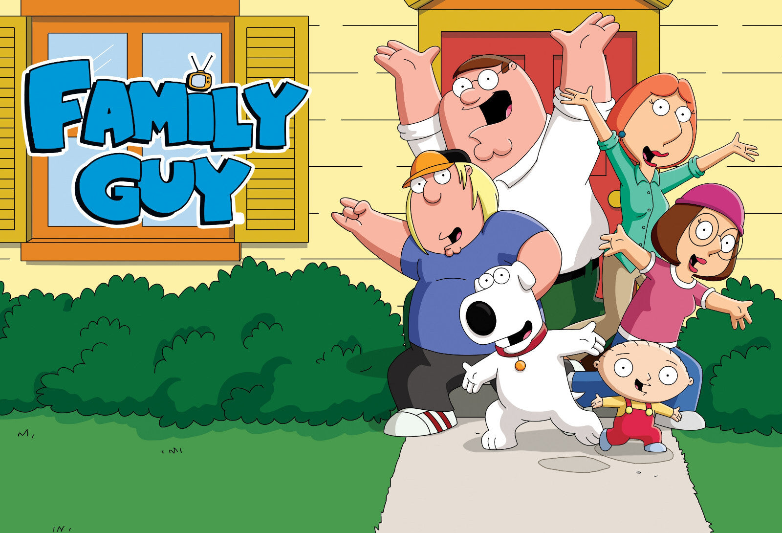 Family Guy The Griffin Family | Animated TV Show Poster | Adult Cartoon Comedy Art - Movies & TV Poster