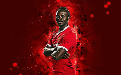 Sadio Mané Liverpool FC | Soccer Poster | Sports Legend Wall Art - Sports Poster