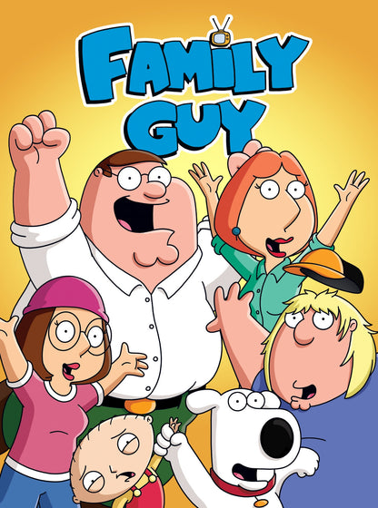 Family Guy Cast Portrait | Animated Comedy Series Poster | TV Show Fan Gift - Movies & TV Poster