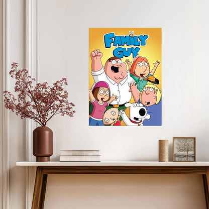 Family Guy Cast Portrait | Animated Comedy Series Poster | TV Show Fan Gift - Movies & TV Poster