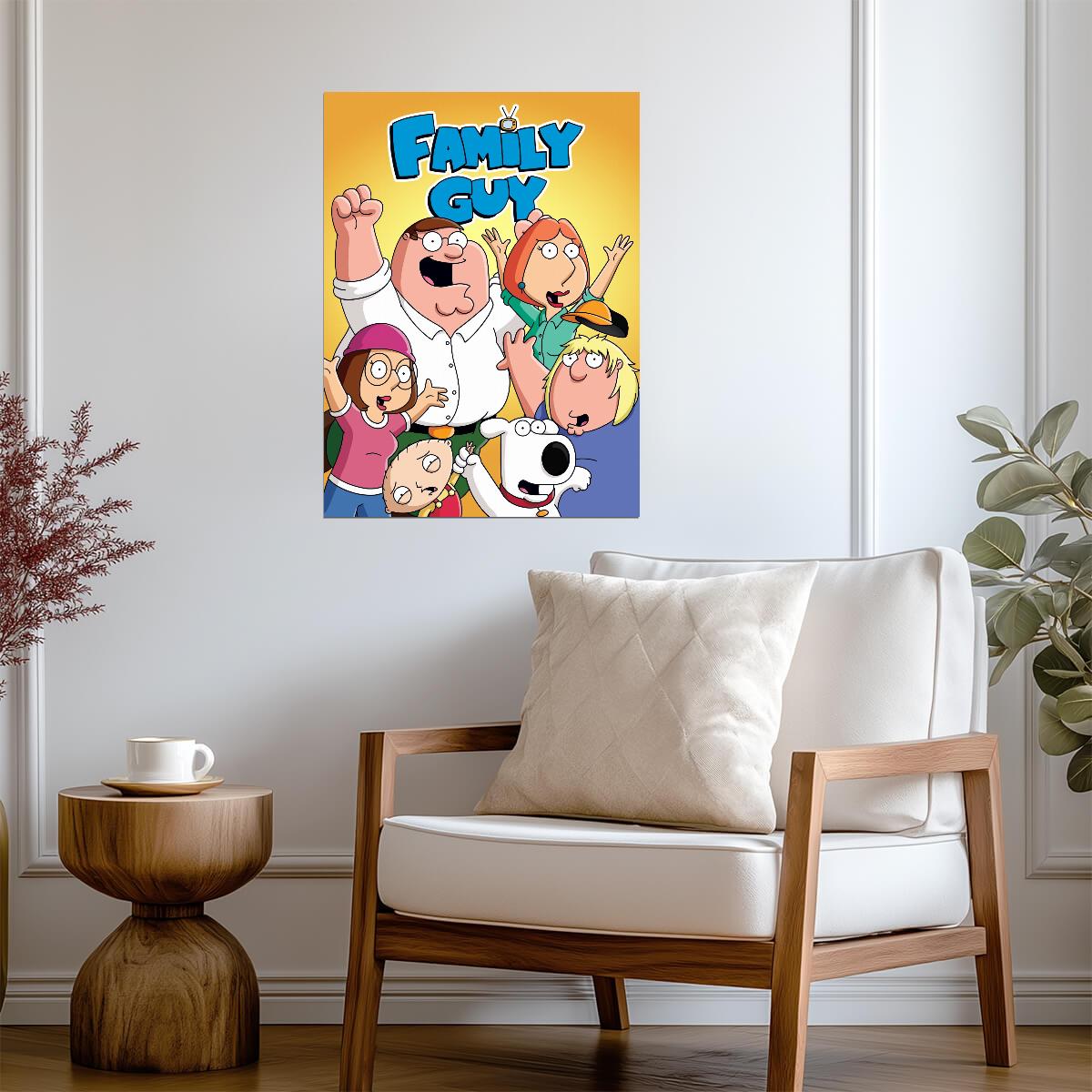 Family Guy Cast Portrait | Animated Comedy Series Poster | TV Show Fan Gift - Movies & TV Poster
