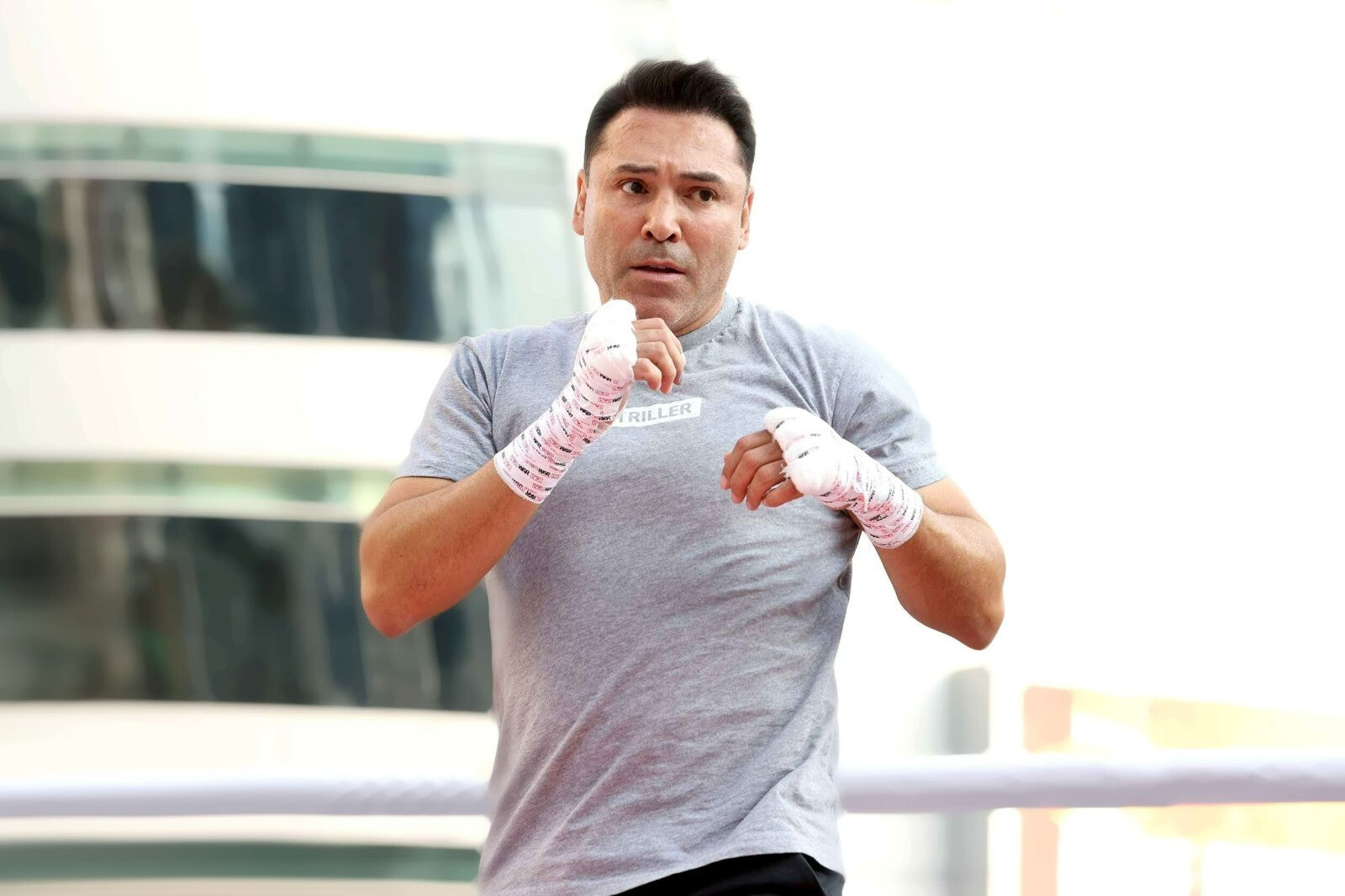 Oscar De La Hoya The Golden Boy | Boxing Legend Poster | Training Session Photo - Sports Poster