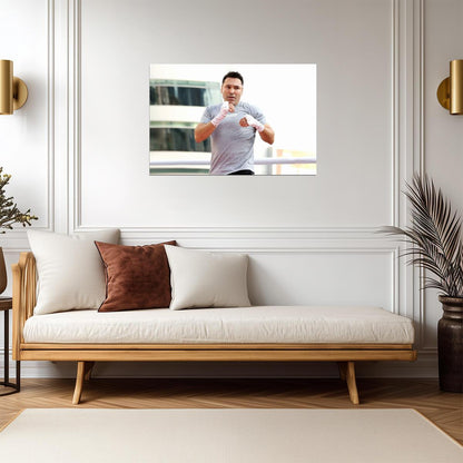 Oscar De La Hoya The Golden Boy | Boxing Legend Poster | Training Session Photo - Sports Poster