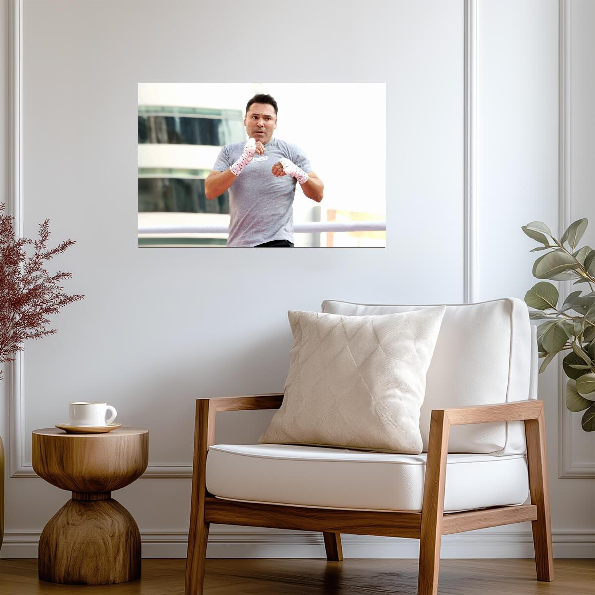 Oscar De La Hoya The Golden Boy | Boxing Legend Poster | Training Session Photo - Sports Poster
