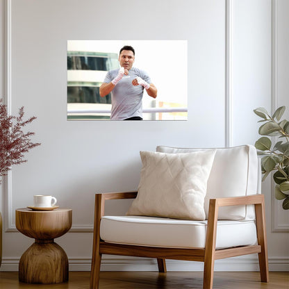 Oscar De La Hoya The Golden Boy | Boxing Legend Poster | Training Session Photo - Sports Poster