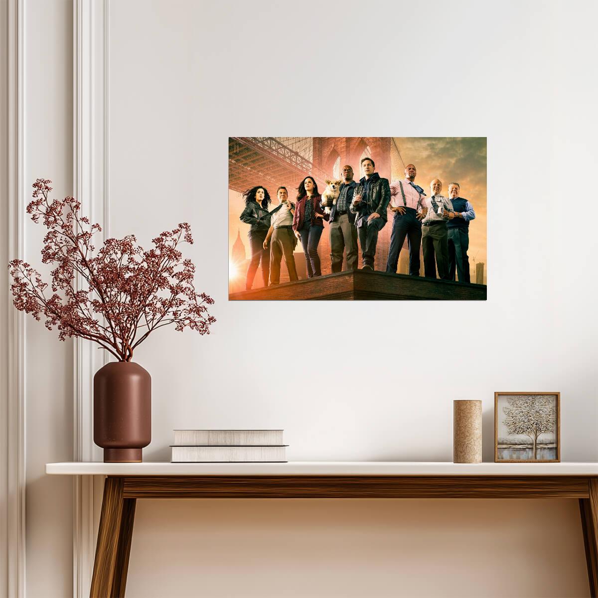 Brooklyn Nine-Nine | Cop Sitcom Print | Funny TV Poster - Movies & TV Poster