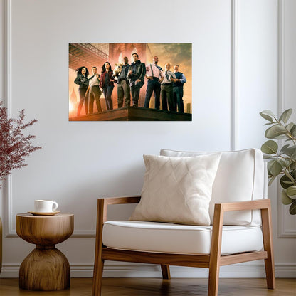 Brooklyn Nine-Nine | Cop Sitcom Print | Funny TV Poster - Movies & TV Poster
