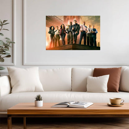 Brooklyn Nine-Nine | Cop Sitcom Print | Funny TV Poster - Movies & TV Poster