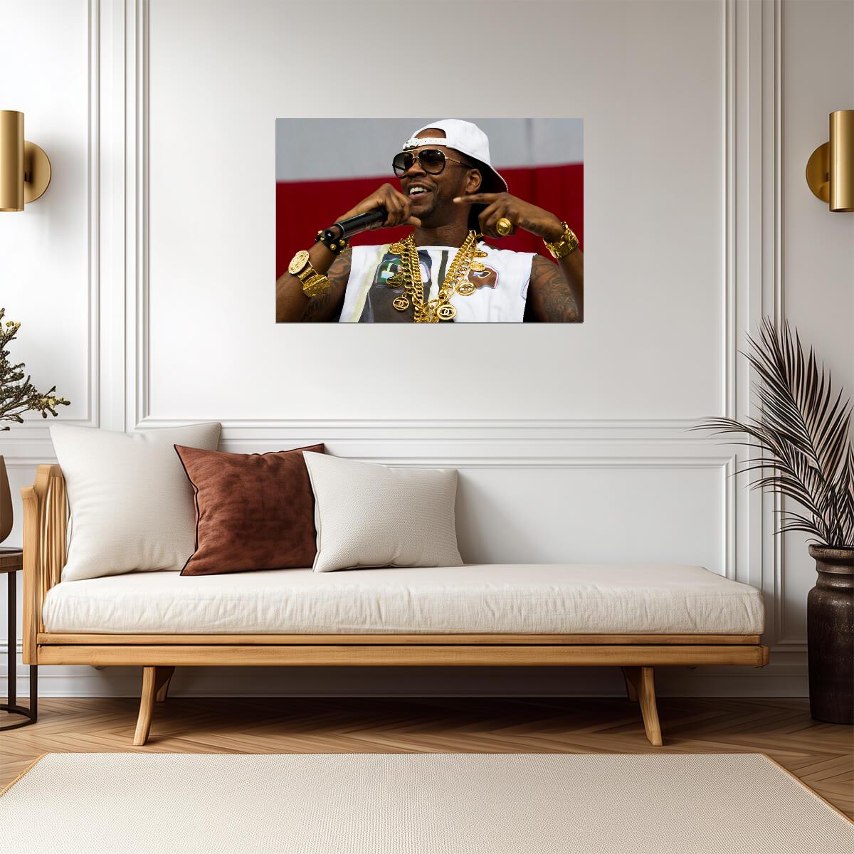 2 Chainz Live Performance | Rap Poster | Warm Tone Concert Photo - Music Poster