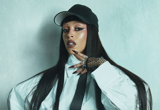 Doja Cat in Baseball Cap & Tie | Photoshoot Poster | Hip Hop Fashion Art - Music Poster