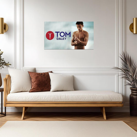 Tom Daley YouTuber Diver | Sports Poster | Athlete Wall Art - Sports Poster