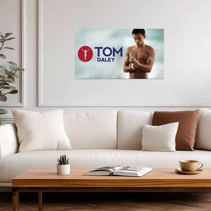 Tom Daley YouTuber Diver | Sports Poster | Athlete Wall Art - Sports Poster