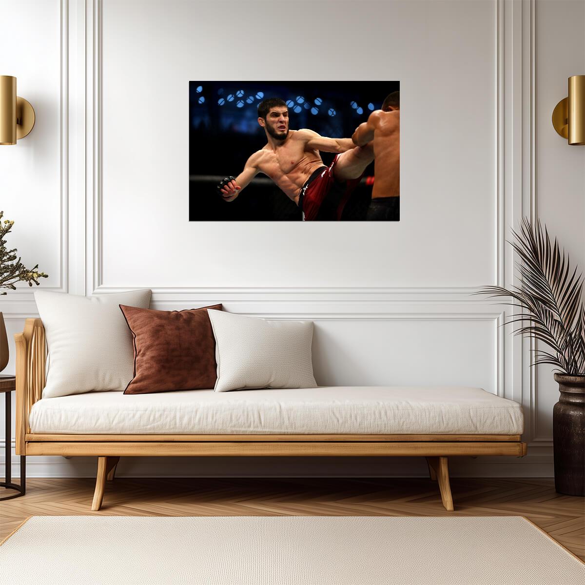 Islam Makhachev | Mixed Martial Arts | Combat Sports Poster - Sports Poster