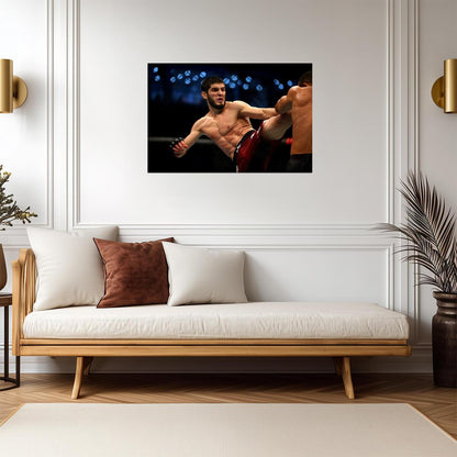Islam Makhachev | Mixed Martial Arts | Combat Sports Poster - Sports Poster