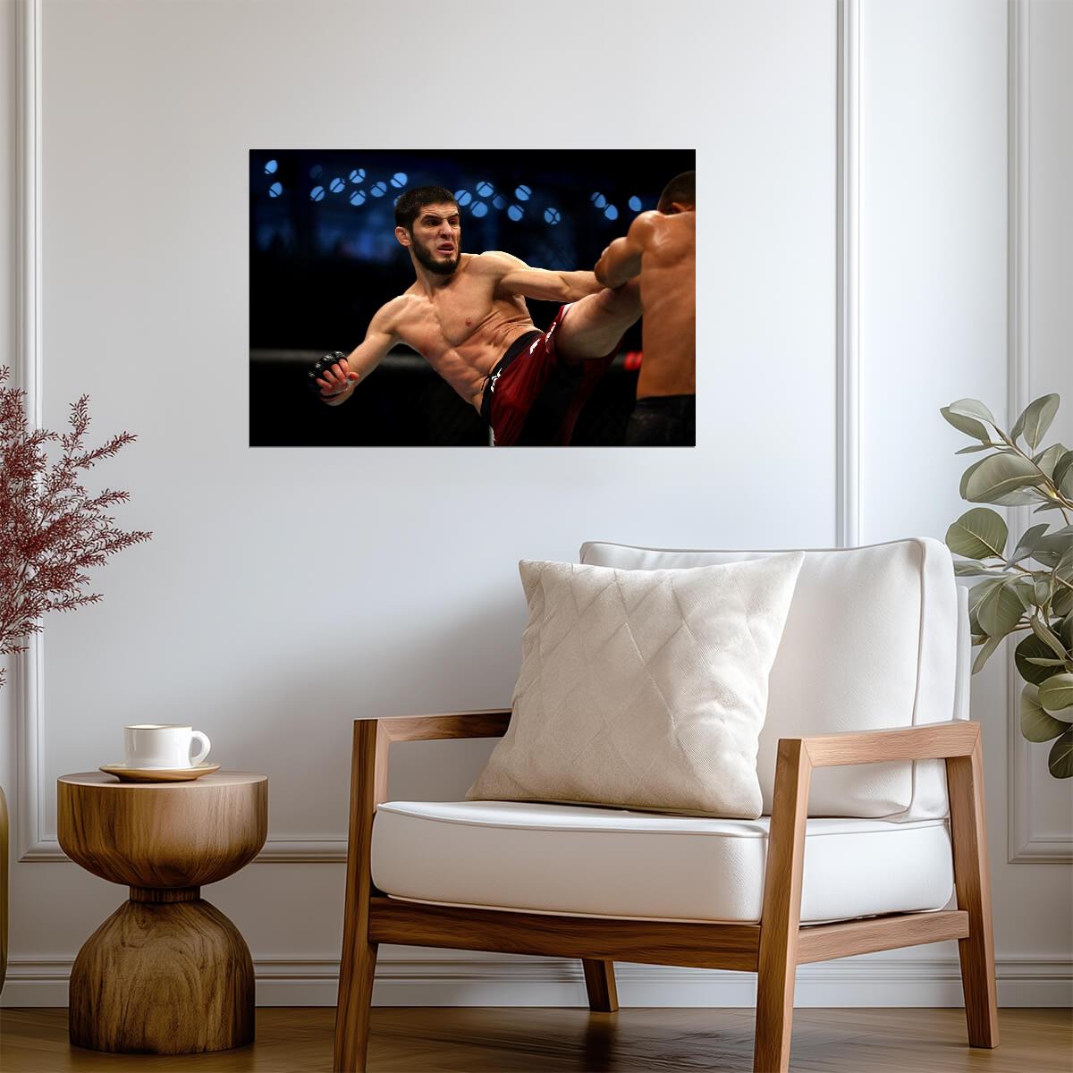 Islam Makhachev | Mixed Martial Arts | Combat Sports Poster - Sports Poster