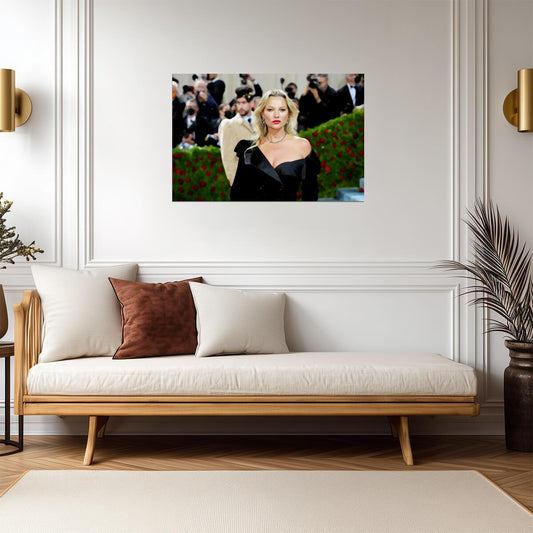 Kate Moss Poster | Model Art Print - Celebrities Poster