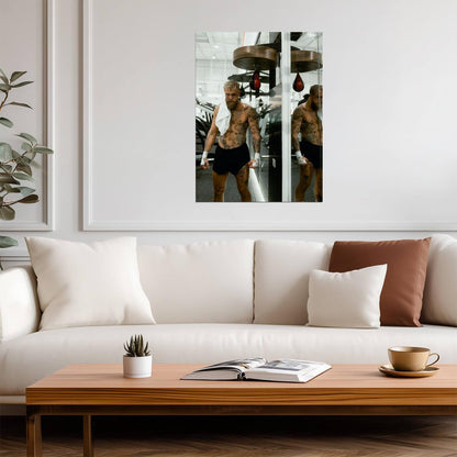 Jake Paul Boxing Training | Motivational Gym Poster | Combat Sports Wall Art - Sports Poster