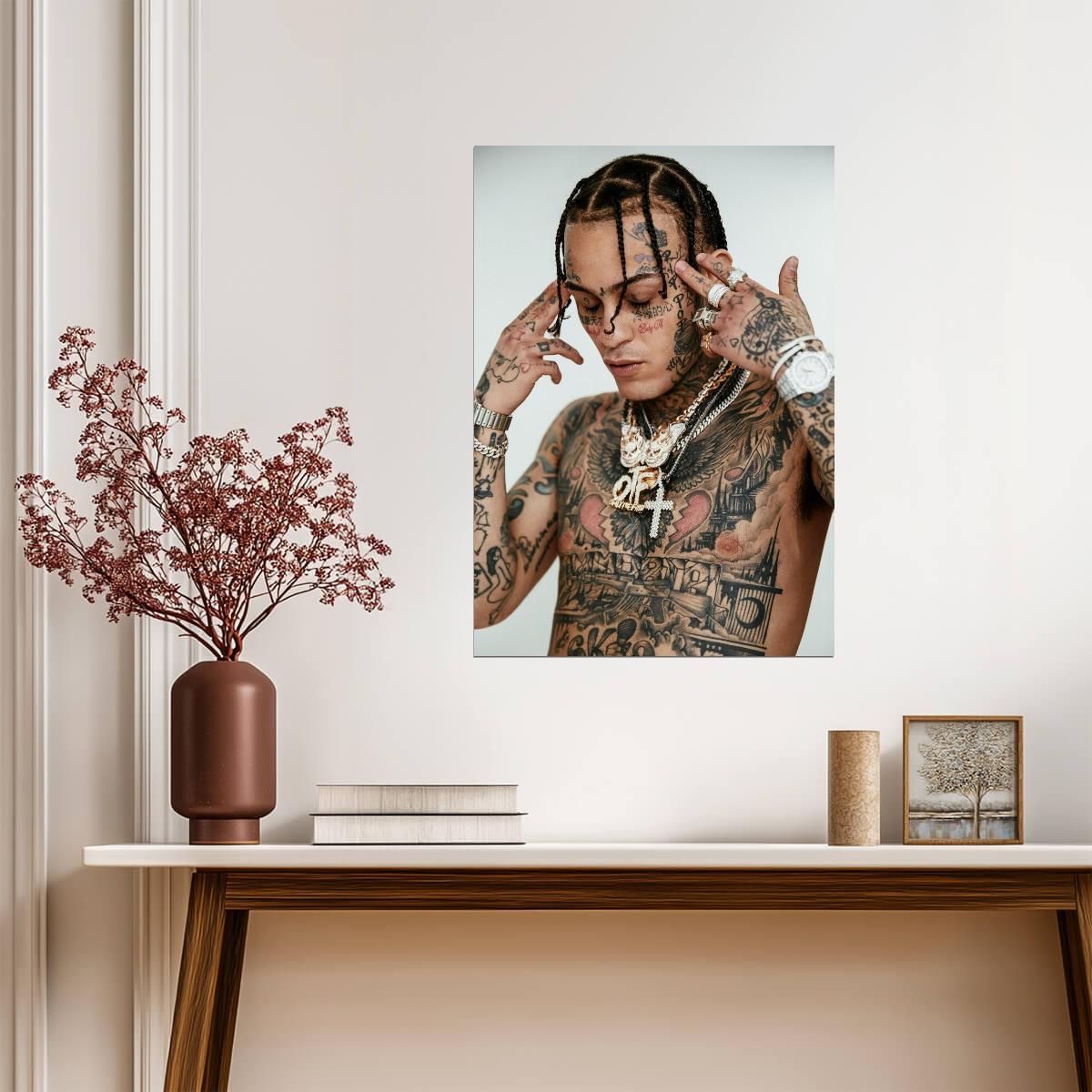 Lil Skies Print | Hip Hop Rap Poster - Music Poster