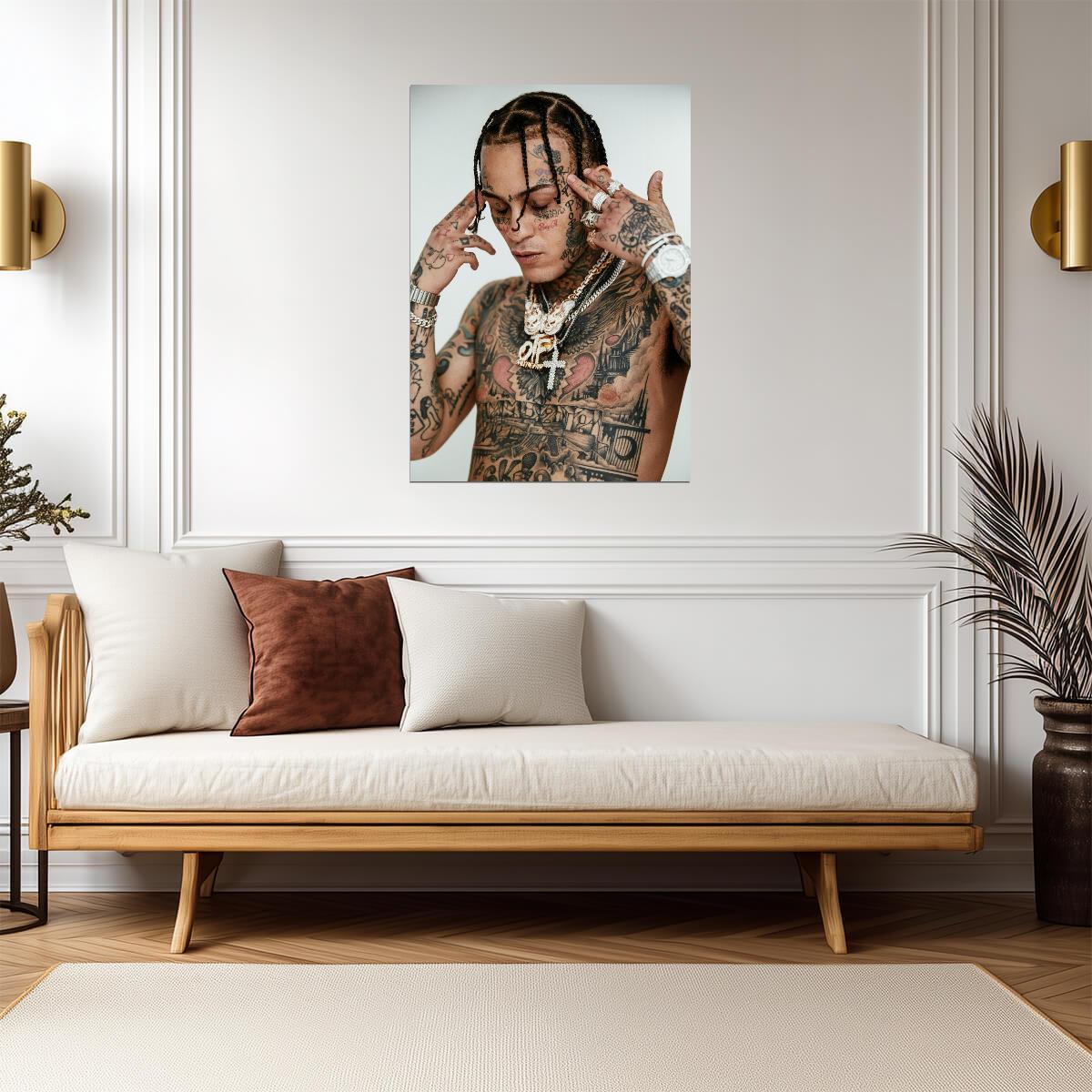 Lil Skies Print | Hip Hop Rap Poster - Music Poster