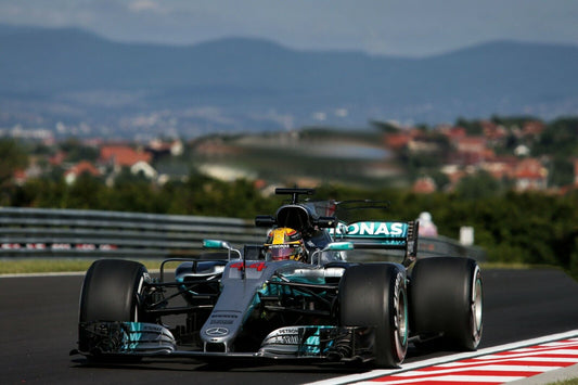 Lewis Hamilton Mercedes F1 2017 | Formula 1 Poster | Motorsport Action Photography - Sports Poster