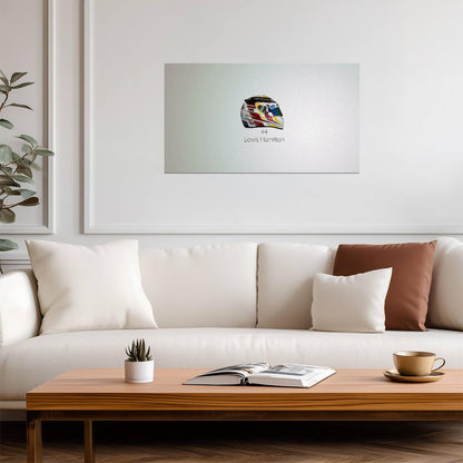 Lewis Hamilton #44 | Mercedes F1 Racing Poster | Motorsport Legend Helmet Art - Sports Poster