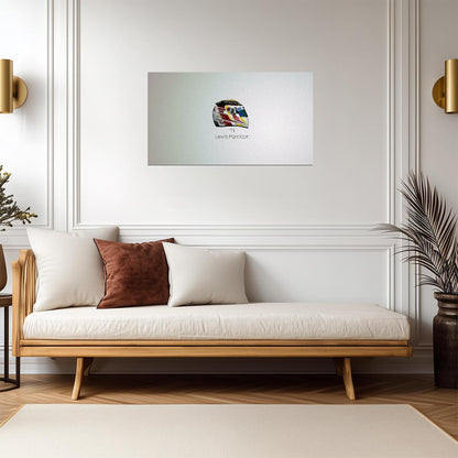 Lewis Hamilton #44 | Mercedes F1 Racing Poster | Motorsport Legend Helmet Art - Sports Poster