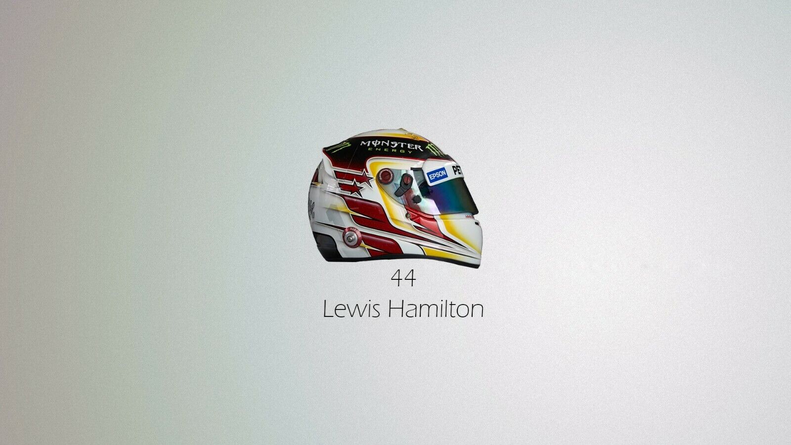 Lewis Hamilton #44 | Mercedes F1 Racing Poster | Motorsport Legend Helmet Art - Sports Poster